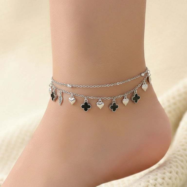 Taash ki rani anklet