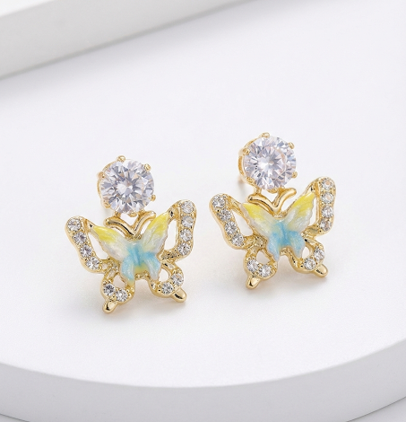 His rangeen titli earrings