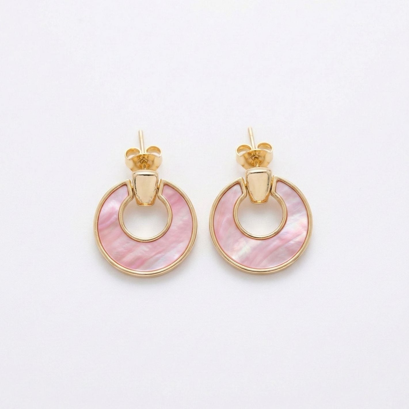 Gold & Golw earrings