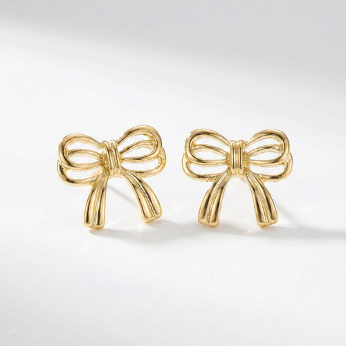 Bae and bow earrings